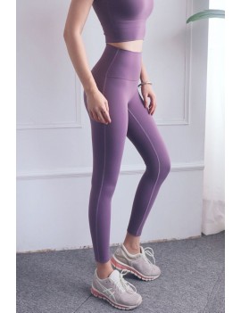 Purple Push Up High Waist Sport Yoga Leggings