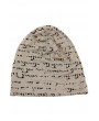Chic Letters Print Beanie Hat