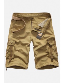 Men Pocket Side Casual Cargo Shorts